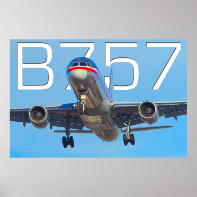 AFFICHE 757 AIRLINER (Devant)