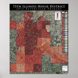 Affiche 75th Illinois House District - Rep. Primaire 2012