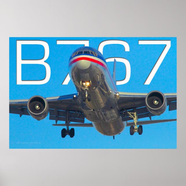 AFFICHE 767 AIRLINER (Devant)