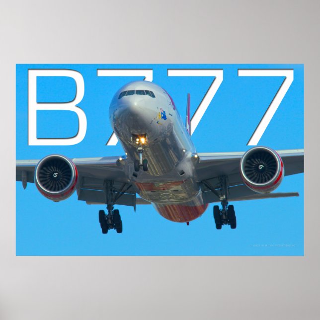 AFFICHE 777 AIRLINER (Devant)