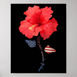 Affiche 7 décembre 1941 Hibiscus, mémorial Pearl Harbour