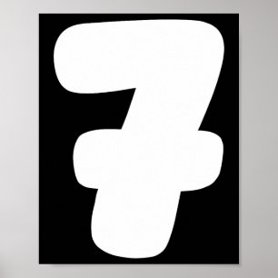 Affiche 7 Numéro Six Sept 67 Génération Alpha Argot T Drôl