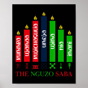 Affiche 7 Principes De Kwanzaa