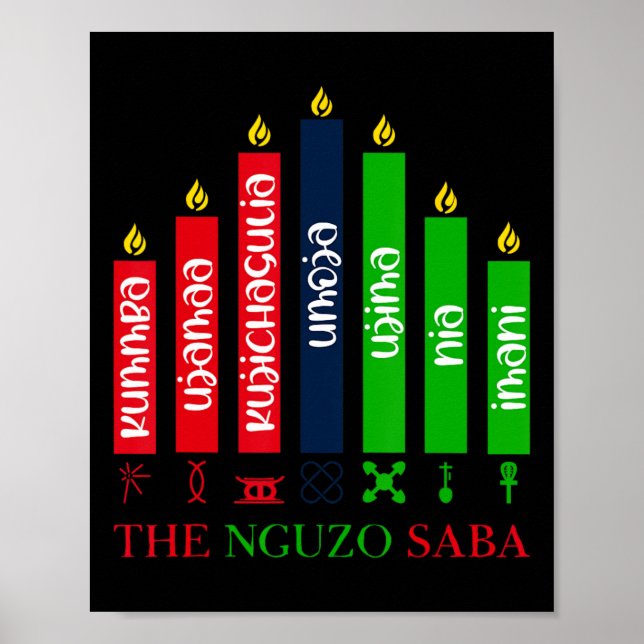 Affiche 7 Principes De Kwanzaa (Devant)