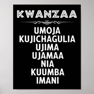 Affiche 7 Principes De Kwanzaa