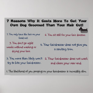 Affiche 7 Raisons Pour Lesquelles Il Coûte Plus cher De Gr