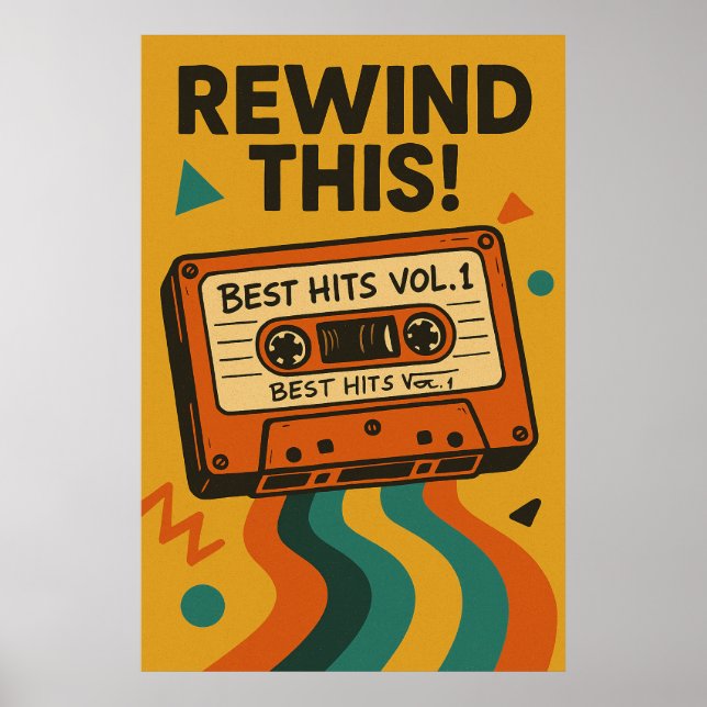 Affiche 7, Rewind This!, Vintage (Devant)