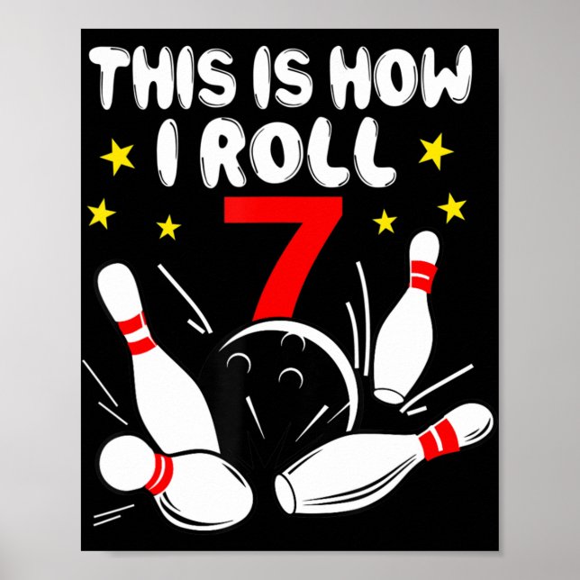 Affiche 7 Year Old Bowling This (Devant)