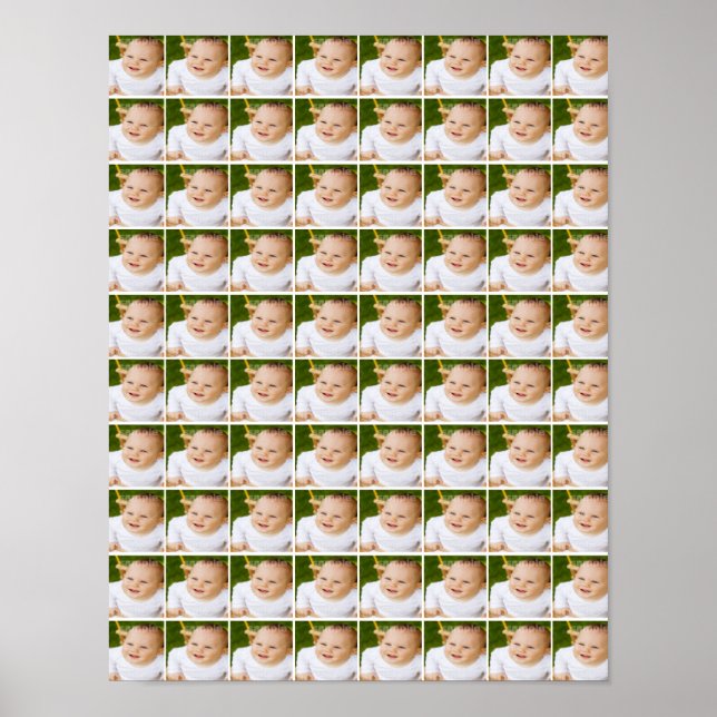 Affiche 80 Collage photo individuel Personnalisé (Devant)