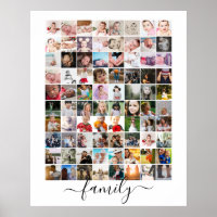80 Photo Collage Famille personnalisée