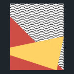 Affiche 80s Pop art motif<br><div class="desc">Couleurs amusantes pour ce design motif avec une esthétique pop art vintage rappelant les années 80. Rétro et tendance en même temps !</div>