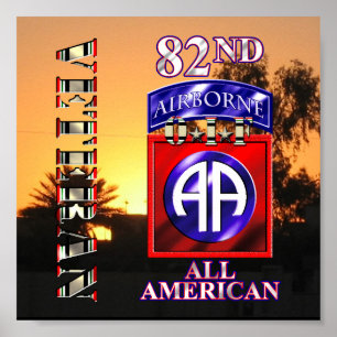 Affiche 82nd Airborne Division OIF Veteran