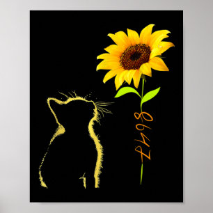 Affiche 8647 Subtle Anti Trump 86 47 Chat Tournesol, Chat