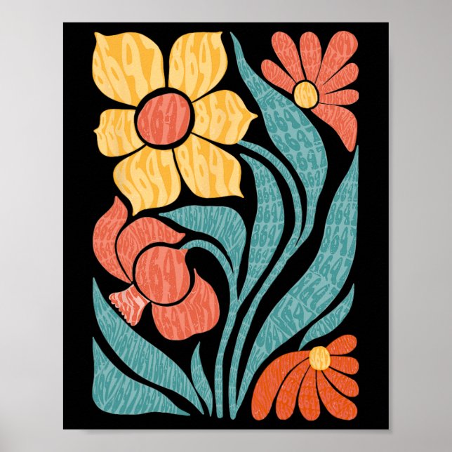 Affiche 8647 Subtle Anti Trump Floral Boho (Devant)