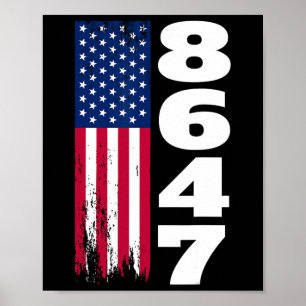 Affiche 86 47 8647 Subtil anti Trump 1