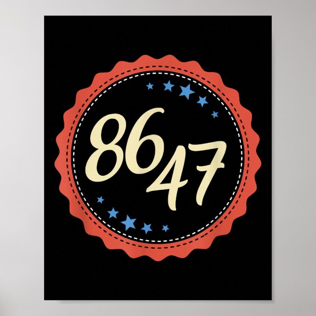 Affiche 86 47 Anti Trump drôle (Devant)