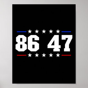 Affiche 86 47 Anti-Trump Subtle Anti-Trump 8647