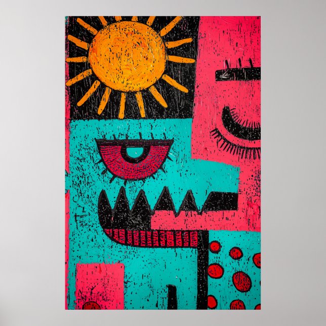Affiche 878 Abstrait (Devant)