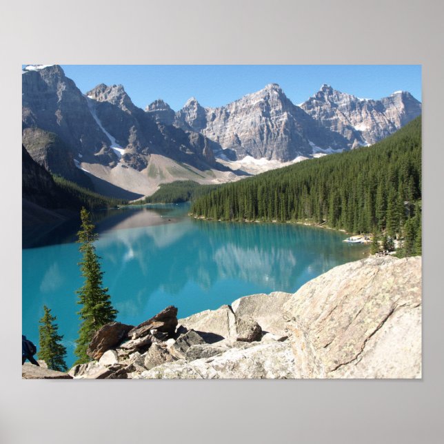 AFFICHE 880659 NATURE LANDSCAPES MOUNTAINS LAKES EVERGREEN (Devant)