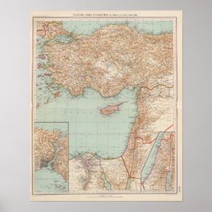 Affiche 8889 Turkey, Syria, Palestine