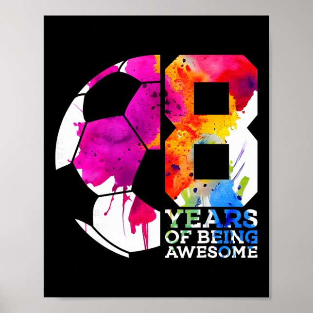 Affiche 8 Ans De Foot Incroyable 8ème Anniversaire _1  (Devant)