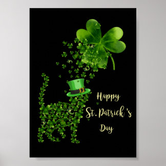 Affiche 8 Drapeau Irlandais Américain Irlande Fête de la S
