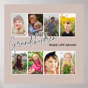 Affiche 8 Photo "Les petits-enfants font la vie grand"