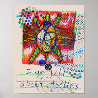 Affiche 8 x 10 de Wild About Turtles ou télécharge