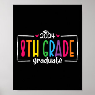 Affiche 8e 8e année Graduation 2025 Graduate Dernier jour