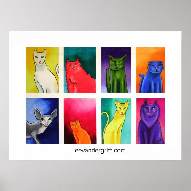 Affiche 8PackOPussy, leevandergrift.com (Devant)