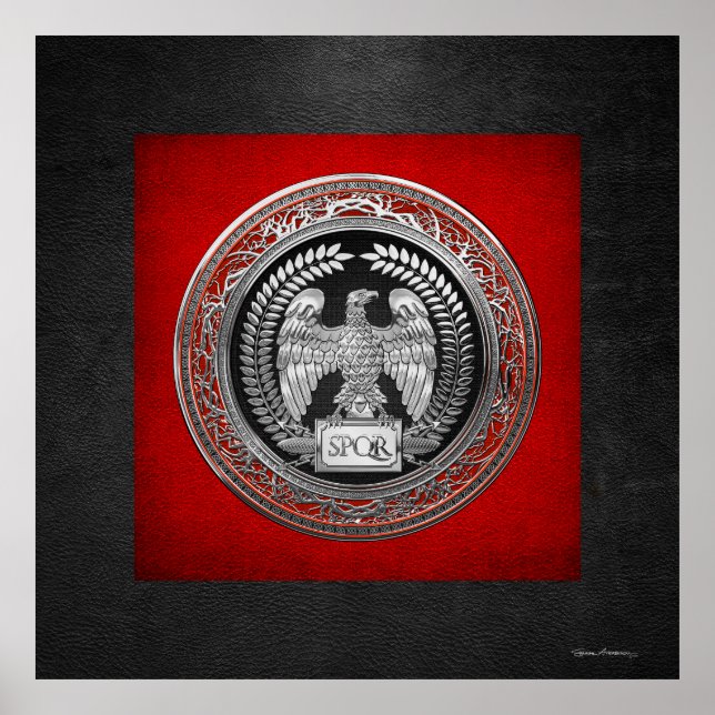 Affiche [901] Aigle impérial romain argenté (Devant)