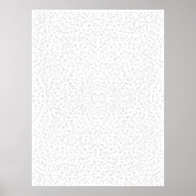 Affiche 90 Année Calendrier Semaines de ma vie (Devant)