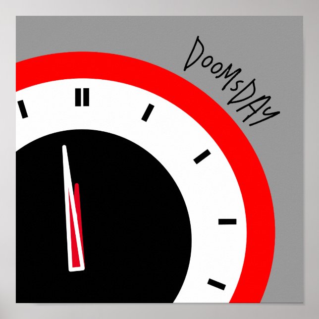 Affiche 90 Secondes Jusqu'À Minuit Prédiction De Pneus Ant (Devant)