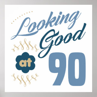 Affiche 90e anniversaire à l'air bon