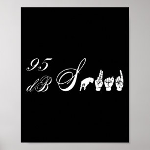 Affiche 95 Db Enquêteur De Perte De Langue D'Audience