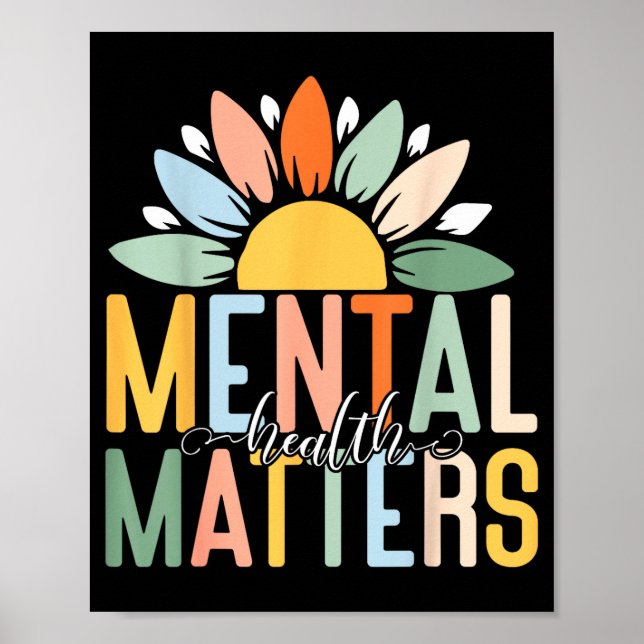 Affiche 988 Semicolon Mental Health S Suicide Prevention W (Devant)