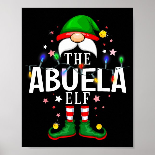 Affiche 99 Ensembles de Pyjamas de Noël Elf Famille - Abue (Devant)