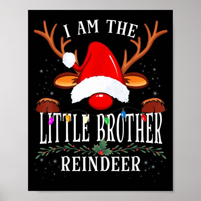 Affiche 99 Je Suis Le Petit Frère Renne Noël Fami (Devant)