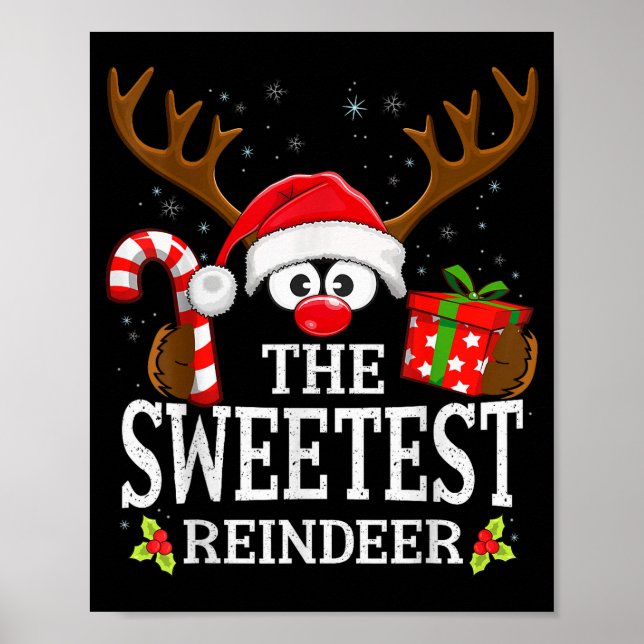 Affiche 99 Matching Christmas Reindeer Squad - Black Chris (Devant)