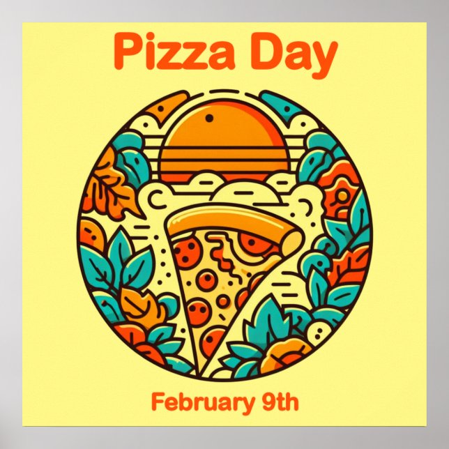 Affiche 9 février - Pizza Day (Devant)