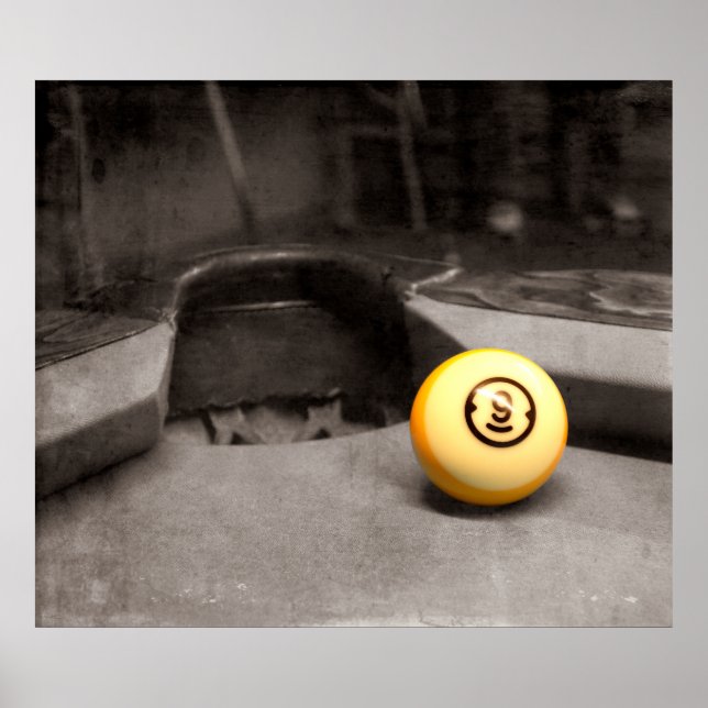 AFFICHE 9 POCHE À BALLE (Devant)