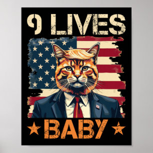 Affiche 9 Vit Bébé Trump 2024 Victoire gagnante Trump