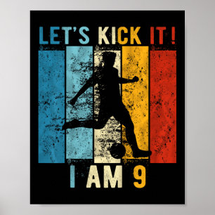 Affiche 9 Year Old Birthday B