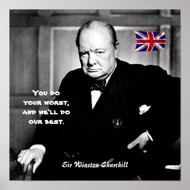 Affiche #9 - "You do your worst..." (Devant)