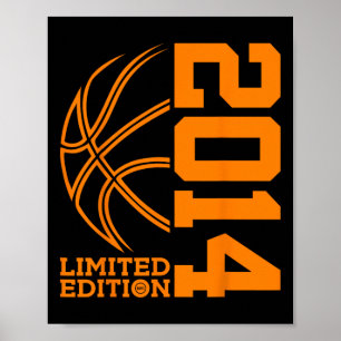 Affiche 9e ANNIVERSAIRE BASKETBALL LIMITED EDITION 2014