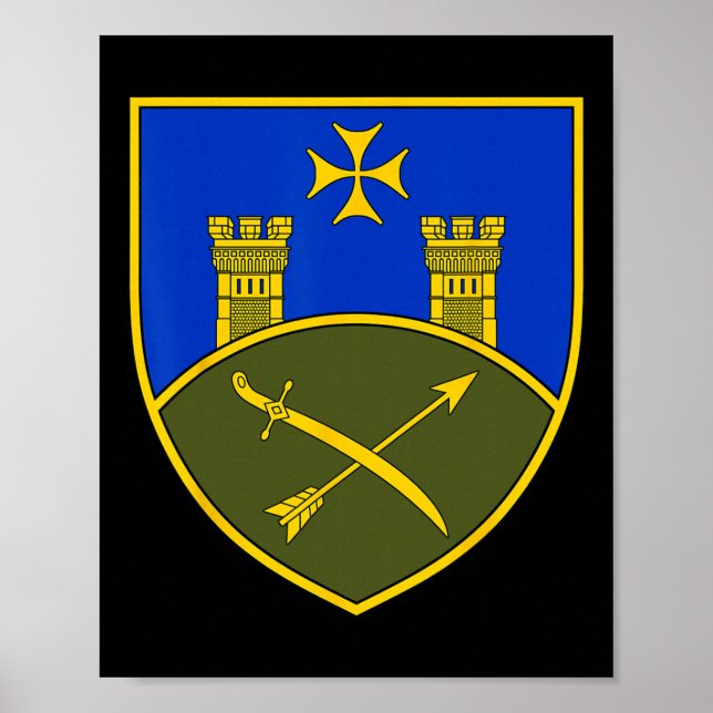 Affiche 9e corps d'armée (ukraine) militaire ukrainien  (Devant)