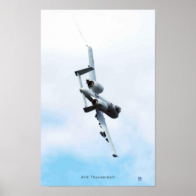 Affiche A10 Thunderbolt Warthog (Devant)