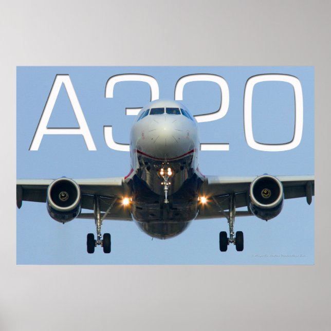 AFFICHE A320 AIRLINER (Devant)