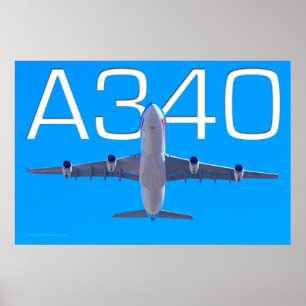 AFFICHE A340 AIRLINER