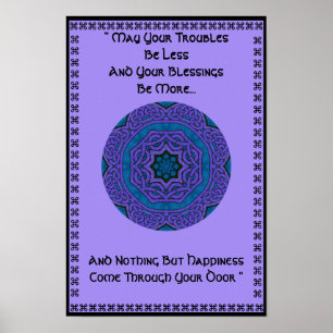 Affiche A37 Celtic Knot Kaleidoscopic Mandala.6